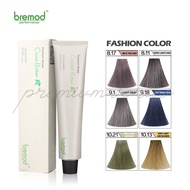 【Ready Stock】☎☂❣Bremod Hair Color Premium Series Cocoa Butter Fashion Color Ash Gray Blonde BR-R308