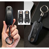 Porsche Cayenne Macan Taycan Panamera Porsche 911 718 Matte Black Hard Key Cover Car Key Remote Cove