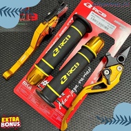 Rcb Original Handgrip Hg55 + CNC Handlebar Jalu + CNC Adjustment Brake Handle / Nmax Aerox Lexi Free