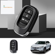 Car Carbon Fiber Key Protective Case Key Shell Protective Cover Car Accessories for Honda Vezel 2021