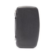 [มือสอง] กระเป๋าสตางค์ยาวทรงกลม Louis Vuitton รุ่น Atoll Taiga Ardoise M30652 ทำจากหนัง พร้อมช่องจัด