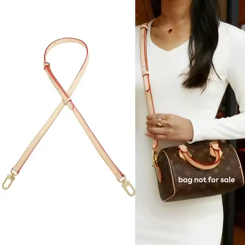 YU7 Bag Strap For LV Speedy Shoulder Straps Leather Long Replacement Adjustable Crossbody Belts Bag 