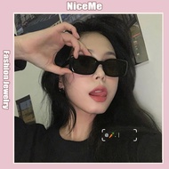 【READY STOCK AT MALAYSIA】2023 Paragraph Sun Glasses Stylish Square Frame Sunglasses Wild Square Glas