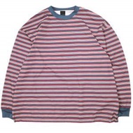 DAIWA PIER39 24SS TECH 抽繩多邊長袖T卹 BE-34024 XL(JP) L.海軍藍×酒紅色長袖上衣 [二手] [DAIWA PIER39]