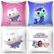 Kids Gabbys Dollhouse Gabby Cats Pillow Case Cushion Cover 40x40cm 45x45cm  Pillow Cover Decorative