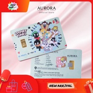 ⭐ ⭐READY STOCK⭐ ⭐ AURORA ITALIA (0.5g) 999.9 Baby Looney Tunes Baby Love Limited Edition Gold Bar