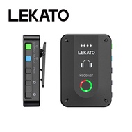 LEKATO MS-02 IEM Guitar Transmitter In Ear Monitor System Wireless Guitar System for Stage Performan