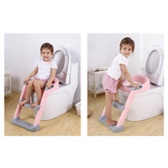 Tangga Budak Tandas Duduk Kanak2 Panjat KencingToilet Bowl Potty Training Seat with Adjustable Ladder Nursery for Kids