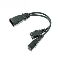 IEC320 IEC 320 C14  C14 C13 C20 C21 Male To Double C13 C21 C19 Female Y Type Splitter Extension Powe