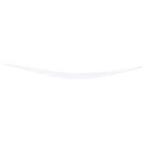 Universal Car Rear Trunk Lip Spoiler White Adhesive Tail Trunk Spoiler Wing 46in Rear Lip Auto Exter