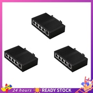 【HOT SALE】 3X 5 Port 100Mbps Network Switch Ethernet Industrial Grade Switch Unmanaged Rail Type Ind