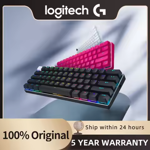 NEW Logitech G PRO X60 Lightspeed Wireless Gaming Keyboard, Ultra Compact TKL 60% Mechanical Keyboar