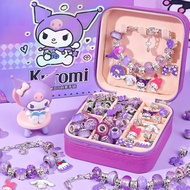 Children Kuromi Beaded Gift Box Girl's Birthday Gift 8 Small 10 Children 9 Toys 7 Girls Jewelry 6 Ye