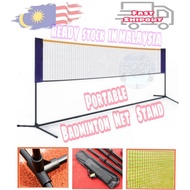 READY STOCK🇲🇾］3m，6m Portble Badminton Rack Net Set for Tennis Kid Volleyball Easy Set up Net with st