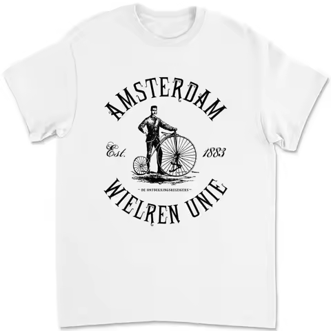 Amsterdam Bicycle Club Netherlands Holland Cycling Bike T-shirt UBV4