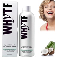 Whyte Oil Pulling，White Oil Pullings Rings， Organic Mint essence Mouthwash, Mint Oil Pullings Mouthw