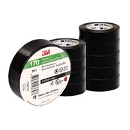 (ยกลัง100ม้วน) 3M เทปพันสายไฟ รุ่น 170 กว้าง 19มม ยาว10เมตร หนา 0.18mm ของแท้ รุ่นใหม่
