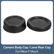 Camera Lens Cap for Nikon F Mount SLR Camera Body Cap Lens Rear Cap D800 D850 D910 D7200 D7300 D7500