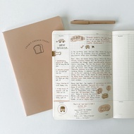 Cornell notebook 120 pages Crabit Food layout cornell notebook with dot grid