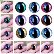 JINKING Safety Eyes for Amigurumi, Stuffed Animal Eyes 12mm Safety Eyes for Crochet, 3D DIY Plastic 