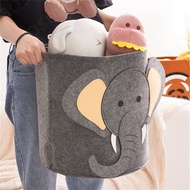 35*35cm Toy Storage Box Felt Storage Bucket Animal Shape Storage Box Children Living Room Storage