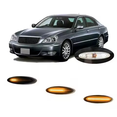 for Toyota Crown Majesta GRS182 UZS186 GRS181 GRS180 GRS184 2003 - 2008 Sequential LED Indicator Sid