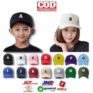 Men's and women's Baseball Caps, children's and adults' Caps, initial letters AZ