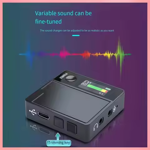 N91R-A9 Live Sound Card Voice Changer Voice Changer 11 Sound Effects KTV Mode Male Voice To Female V