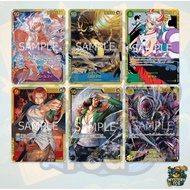 ONE PIECE TCG [JP] - (SEC) Op01-121 /  Op03-123 / Op01-120 / Op05-119 / Op02-121 / Op05-118 [PRB-01]