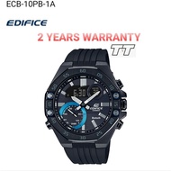 [2YEARS WARRANTY] EDIFICE ECB-10PB-1A Smartphone Link Series ANALOG DIGITAL WATCH ECB-10PB-1ADF ECB-