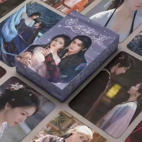 50PCS Drama Moonlight Mystique Photo Cards Set - Bai Lu & Ao Ruipeng Collectible LOMO Cards Perfect 