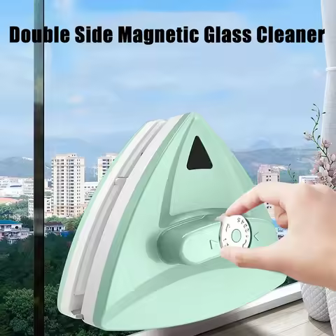Adjustable Magnetic Window Cleaner 3-40mm Double-side Magnetic Window Brush Glass Clean Balcony Wind