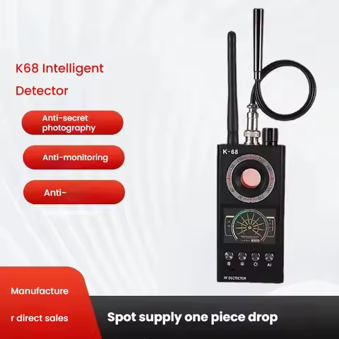 Portable K68 Bug Detector - Ultra-long range, high sensitivity, hidden camera /GPS tracker/jammer/si