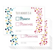 BOY OR GIRL Baby GENDER REVEAL Baby Party Game Card GENDER REVEAL