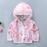 Children's Sunscreen Clothes Anti-UV Boys Girls BreathableJacket Toddler Clothes