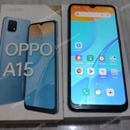 OPPO A15 3/32 KONDISI BEKAS, MULUS 80-90%