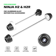 NINJA H2 H2R Front Rear Axle Fork Crash Slider For KAWASAKI 2015~2018 Wheel Anti-Collision Protector