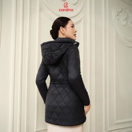 Áo Phao nữ CARDINA chất liệu vải gió cao cấp chống nhăn mềm mại trần bông nhẹ giữ nhiệt tốt 4PLF01