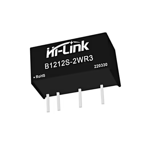 Hi-Link New Model 2W 12V 166mA B1212S-2WR3 High Efficiency DC DC Converetr Isolated Switching Power 