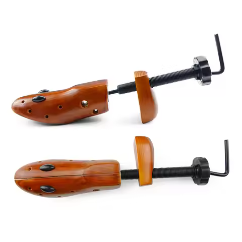 Wood Shoe Expander Crease Protector Stretching Extensible Shoemaker Widening Footwear Lasts For Foot