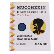 Mucohexin strip 4 tablet (cough medicine for phlegmy coughs)