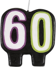 Birthday Cheer 60th Birthday Candle