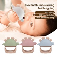 Silicone Teether Baby Toys 0-6-12 Months Soft-Textured Dinosaur Baby