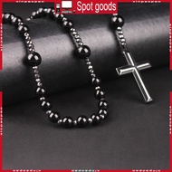 XI Antique Religious Catholic Necklace Prayer Beads Rosary Necklace Catholic for Cross Religious Hol