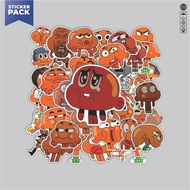 HP [100PCS] Sticker Pack DARWIN WATTERSON Aesthetic Vinyl Waterproof Decoration Sticker Laptop Book 
