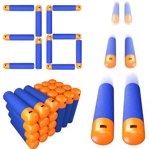 72PCS Mega Dart Refill Pack 9.5cm Compatible with Nerf Mega Guns Universal Mega Pack Refill Bullets 
