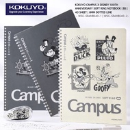 Kokuyo Campus X Disney 100th Anniversary Ring Notebook B5 (40's/8mm) WSG-SR6MB540-1/2