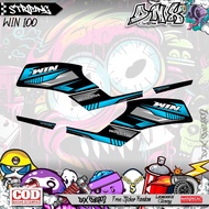 STRIPING STIKER VARIASI HONDA WIN 100  WINNER RACING KD38