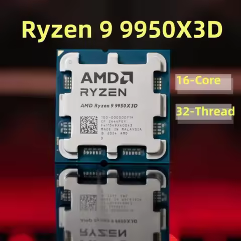 Ryzen 9 9950X3D CPU for X670E X870 4.3GHz up to 5.7GHz 16-Core 32-Thread Socket AM5 9000 Series R9 9