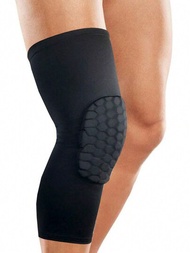 1個蜂窩運動護膝,適用於籃球、足球、騎行等戶外運動,有助於保護膝蓋骨